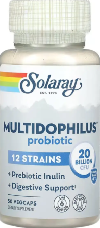 Пробиотик Solaray Multidophilus Probiotic 12 Strains 50 раст капс Киев