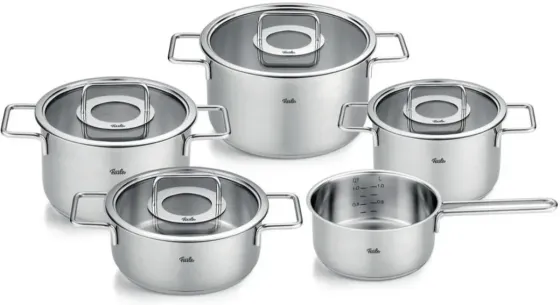 Fissler Pure Collection Zestaw 5 Garnków Ze Stali Nierdzewnej Z Pokrywkami (86115050000) Київ