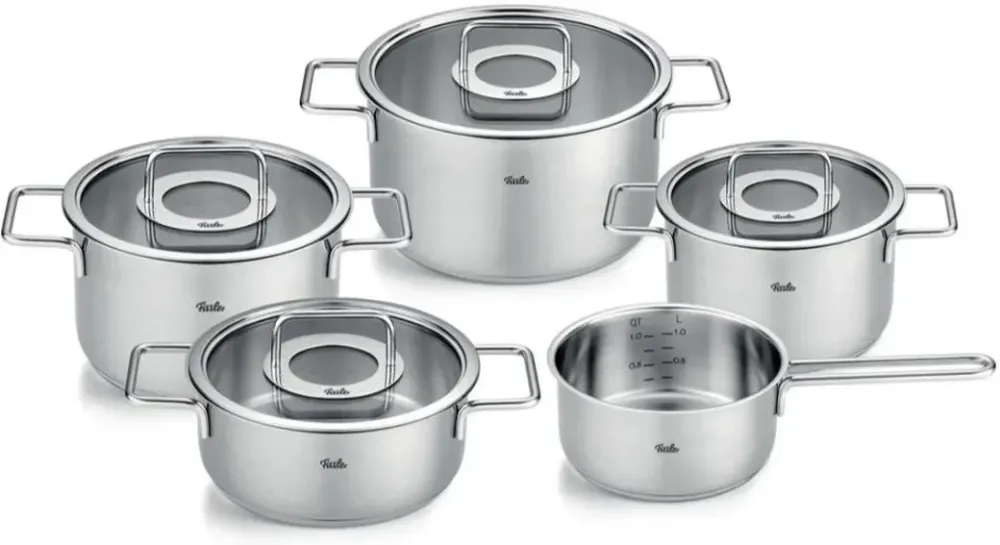 Fissler Pure Collection Zestaw 5 Garnków Ze Stali Nierdzewnej Z Pokrywkami (86115050000) Київ - фото 1