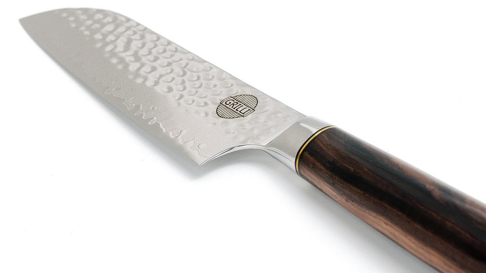 Професійний ніж із дамаської сталі Santoku 18 см GRILLI 88871 Код: 012180 Рівне - фото 14