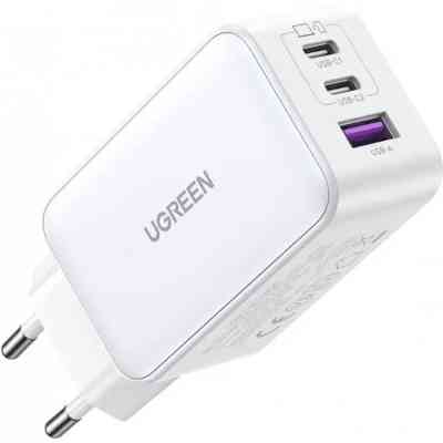 Зарядний пристрій Ugreen 1xUSB + 2xUSB-C 65W GaN CD244 white (15334) Вінниця