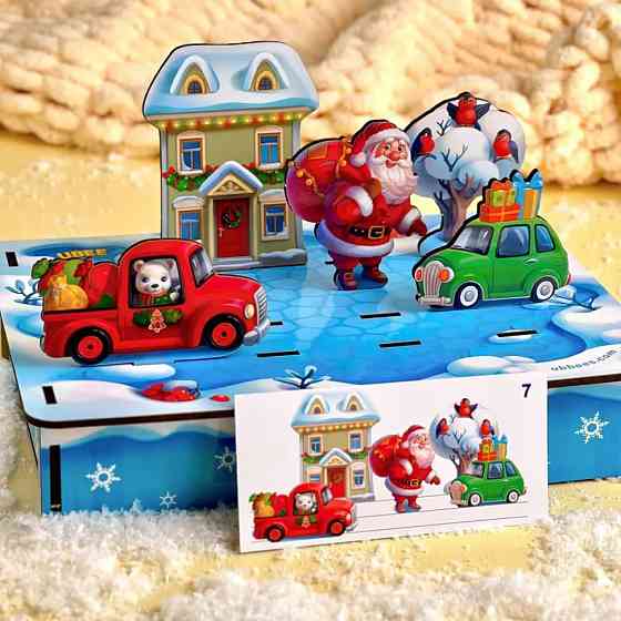 Розвиваюча гра "Новорічна панорама" (ПСД230) PSD230, 24 завдання Вінниця