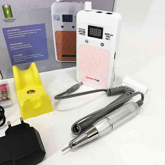 Фрезер аппарат машинка для маникюра Nail Drill YT-928 белый, Машинка для EN-326 маникюра домашняя Киев