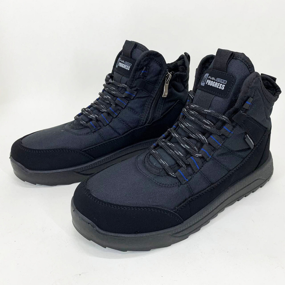 Зручні якісні зимові кросівки 46р 29, 5см, Високі кросівки термо, Акуратне зимове чоловіче взуття GN-91 Львів - фото 10