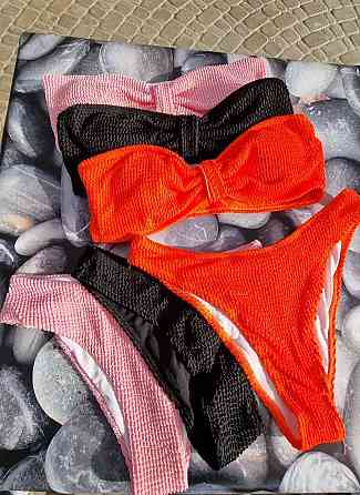 Купальник жіночий роздільний жатка Жовтогарячий M Харків