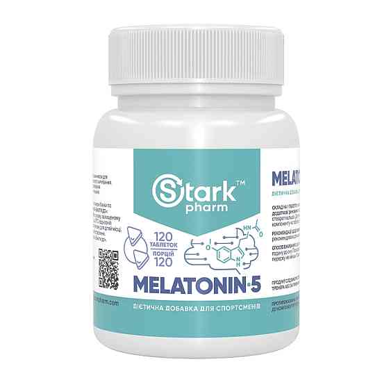 Мелатонин Stark Pharm Stark Melatonin 5mg - 120tabs Киев