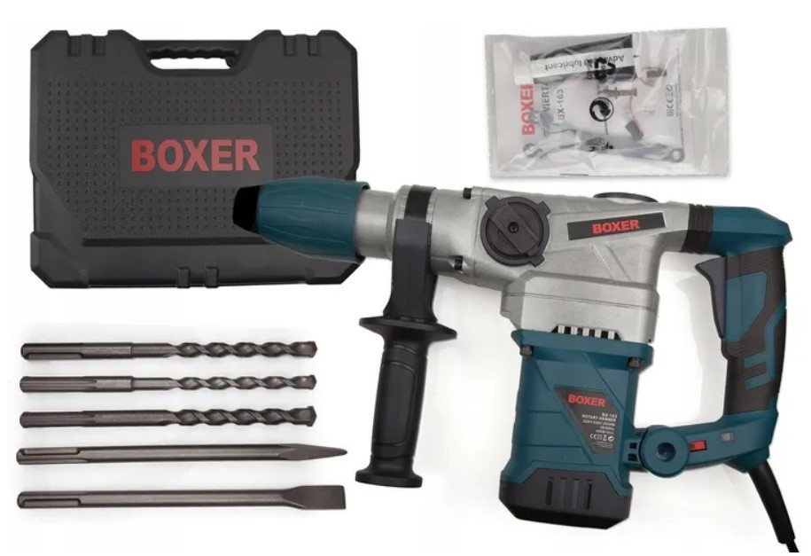 BX-163 Перфоратор 2950 Вт SDS+ 3 Режимы Роботы, 5.5 Дж, Комплект Свердл и Долит, Кейс Одесса - изображение 2