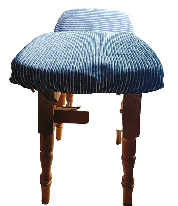 Подушка з поролону на табурет на зав'язці Київ - фото 2