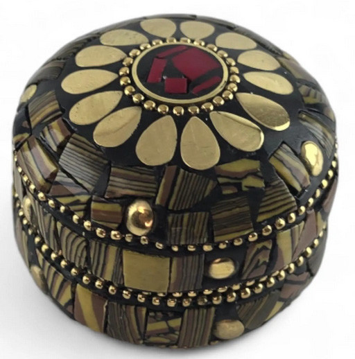 Скринька кругла з тигровим оком Київ - фото 1