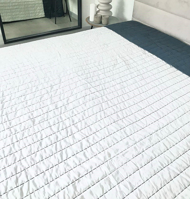 Ecotton Покривало Nostra 240х260 см двостороннє антиалергенне синій (L0018Blue) Коломия - фото 1