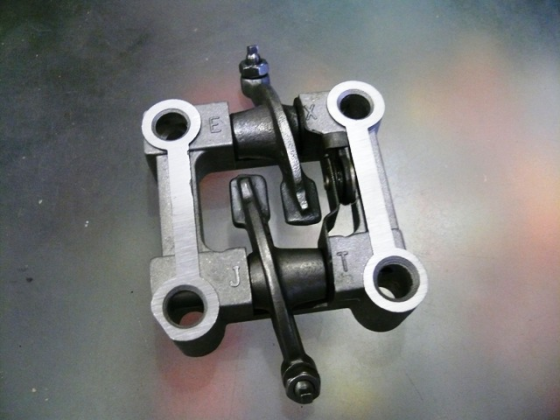 Ліжко распредвала на скутер 4T 125/150 з коромислами Мукачево