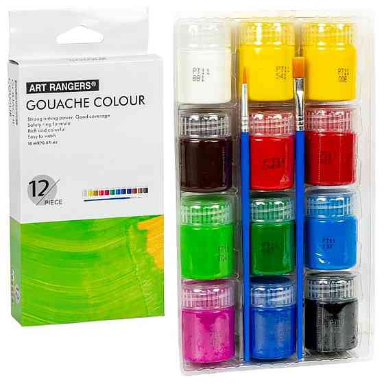 Набір гуашевих фарб "Art Ranger" WX02.T12015-2, 12 кольорів Вінниця