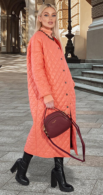 Стьобана куртка з накладними кишенями (44) Київ - фото 4