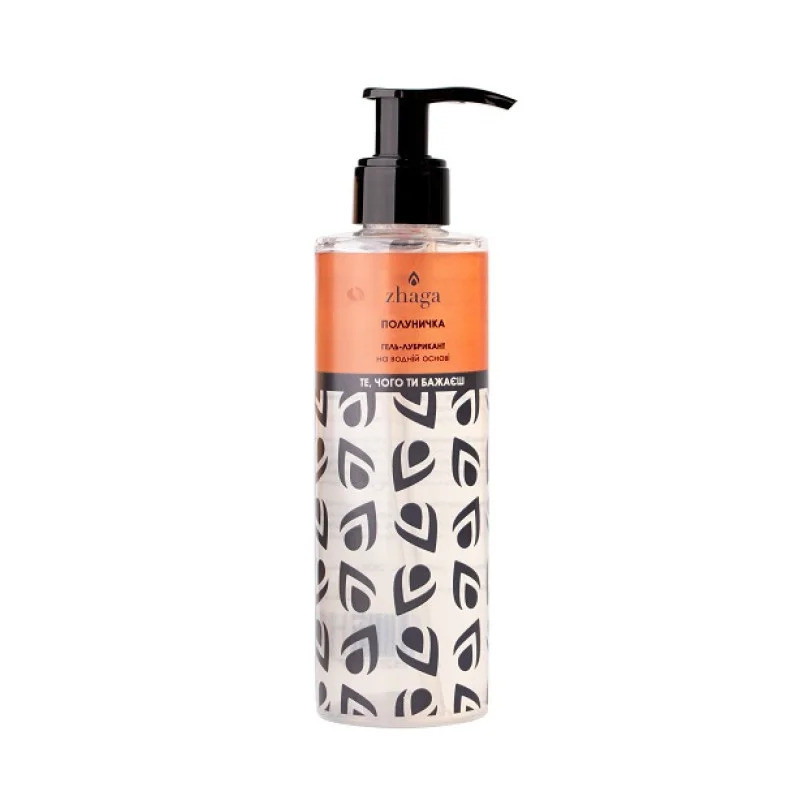 Лубрикант на водной основе Клубничка Zhaga 200 мл Киев - изображение 1