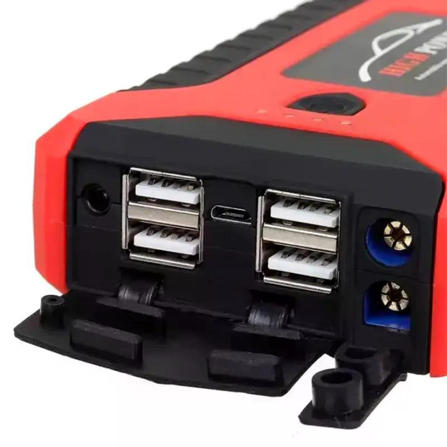 Пусковое устройство Jump Starter с компрессором 9596 для авто, зарядки аккумулятора, ноутбука, телефона Одесса - изображение 5