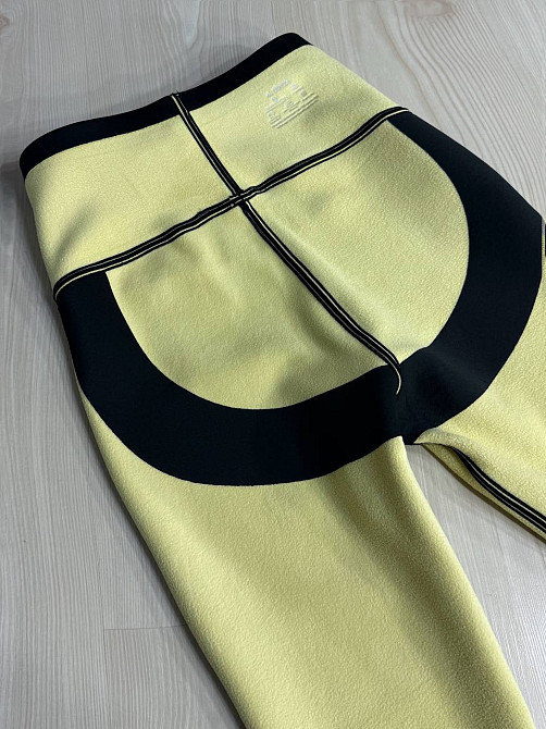 Лосины женские Alia 984 утепленные на флисе с широким поясом и пуш ап черные, черный, S Киев - изображение 17