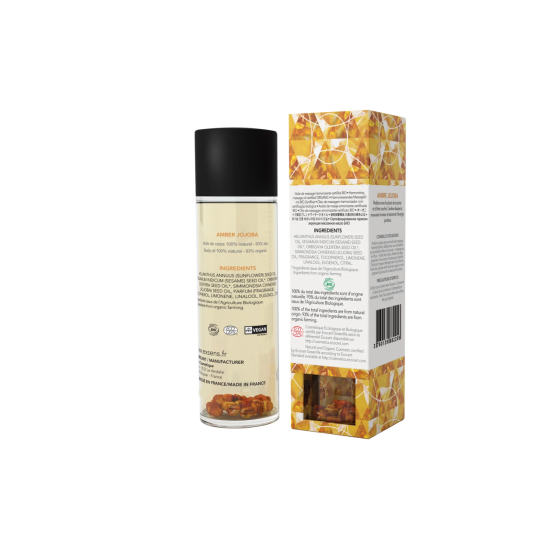 Массажное масло EXSENS Amber Jojoba (гармонизирующее с янтарем) 100мл, натуральное Sex Aura Киев