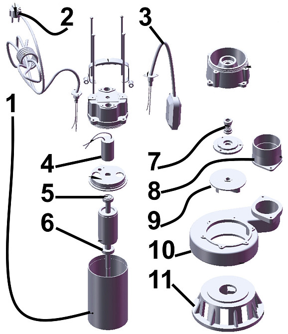 Насос фекальний Optima V2500 2,5кВт (000018985) Київ - фото 5