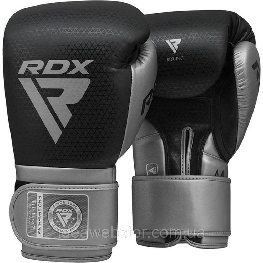 Перчатки боксерские RDX L2 Mark Pro Silver для бокса ММА кикбоксинга единоборств тренировочные защитные 16 ун. Киев - изображение 11