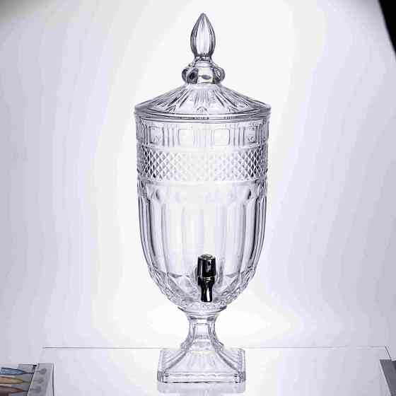 Лимонадниця Topaz Crystal 5л із краном HP-19-294 глек диспенсер для напоїв прозорий Коломия