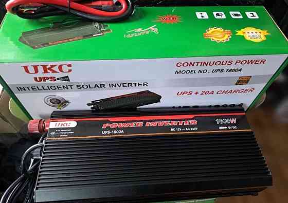 Інвертор із зарядкою 1800W 20 А Перетворювач 12 V на 220 V Інвертор ДБЖ. Київ