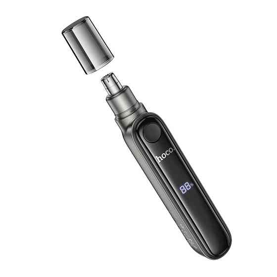 Тример для носа HOCO HP33 electric nose hair trimmer with display Metal gray Київ