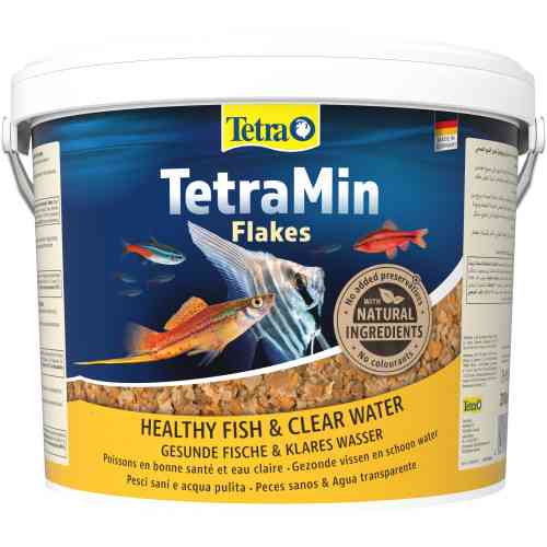Корм сухой Tetra Min Flakes для тропических аквариумных рыбок в хлопьях 10 л/2,1 кг. Киев
