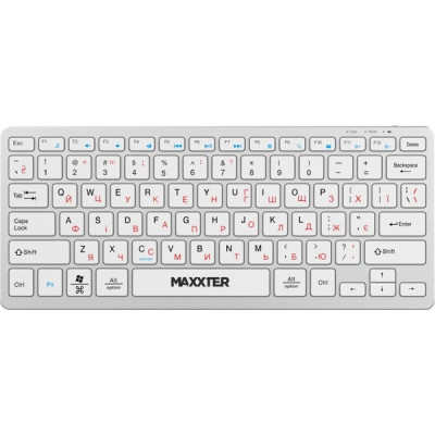 Клавиатура Maxxter KBW-C01S-UA Wireless UA White (KBW-C01S-UA) Винница - изображение 1