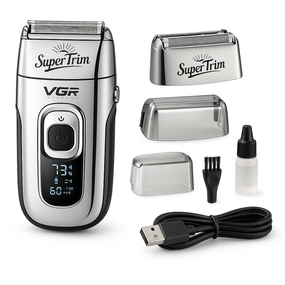 Чоловіча акумуляторна електробритва VGR V-332, Хороші електричні бритви для гоління XD-88 Львів - фото 16