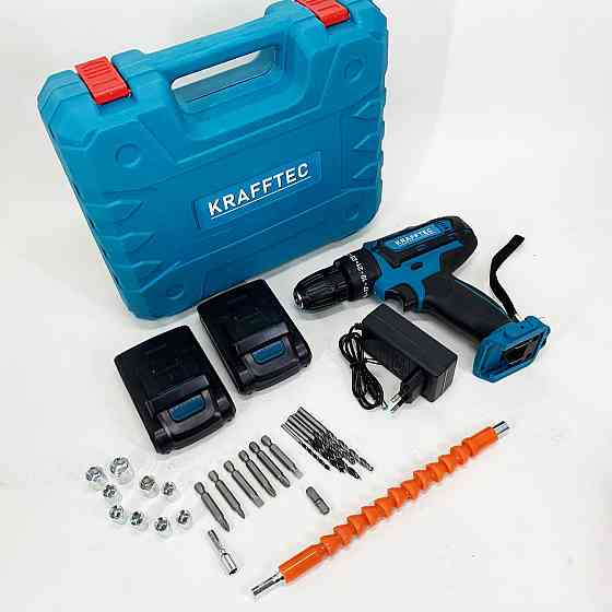 Шуруповерт з різними насадками та пристосуваннями, Акумуляторний шуруповерт з насадками в кейсі BC-15 Львів