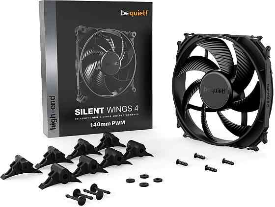 Вентилятор be quiet! Silent Wings 4 140mm PWM Black (BL096) ( 24915 ) Харьков