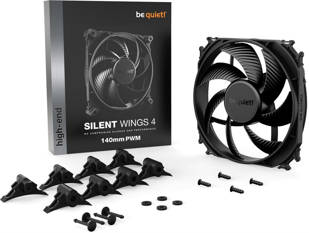 Вентилятор be quiet! Silent Wings 4 140mm PWM Black (BL096) ( 24915 ) Харьков - изображение 4