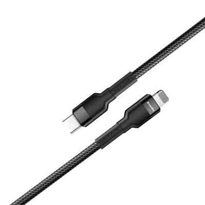 Дата кабель USB-C to Lightning 0.3m 3А black ColorWay (CW-CBPDCL054-BK) Вінниця