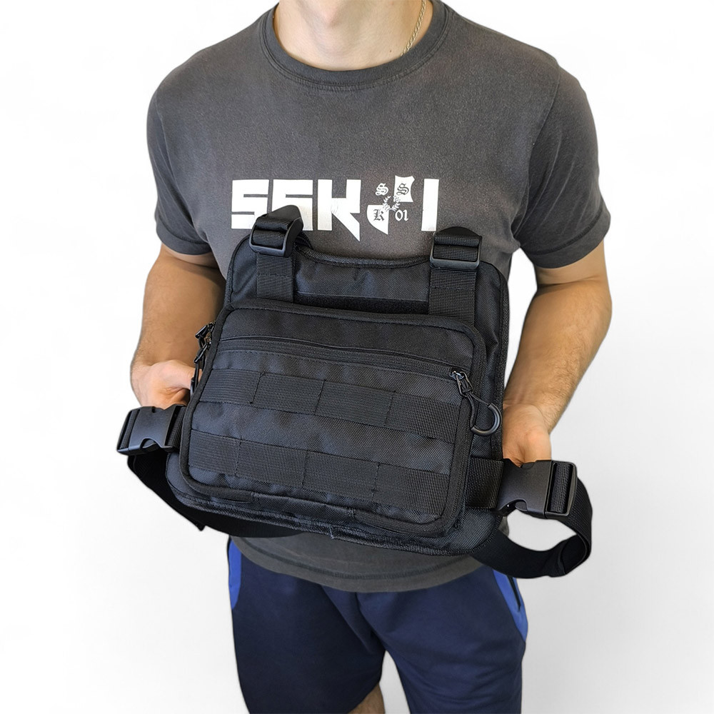 Сумка для активного образа жизни, Мужская сумка через плечо нагрудная мессенджер кобура XS-28 Ивано-Франковск - изображение 1