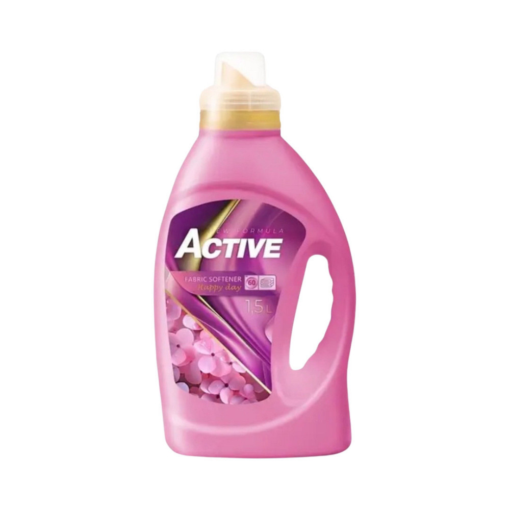 Ополіскувач для білизни Active Fabric softener Happy day 1.5 л Виноградів - фото 1