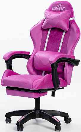 Крісло геймерське DIEGO ALCANTARA PRO Pink Київ