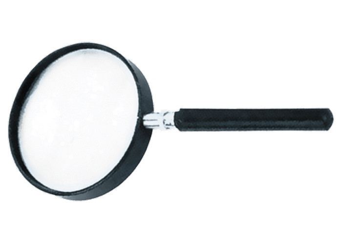 Лупа 3-кратная, D 75 мм, с рукояткой Полтава - изображение 1