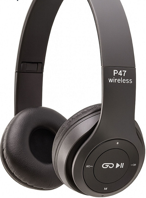 Бездротові навушники P47 Wireless — Bluetooth, MP3, мікрофон. Харків - фото 5