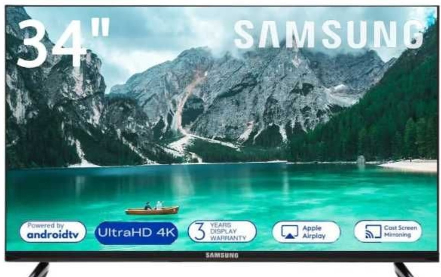 Телевізор Samsung 34 дюйми Android 15.0 з голосовим пультом. Київ - фото 5