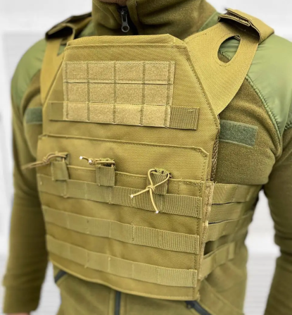 Тактическая плитоноска Function k6 п5-1 (без плит) Койот Винница - изображение 2