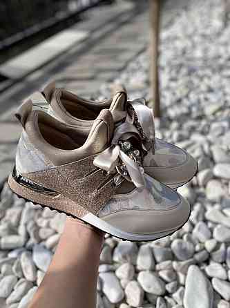 GINA ORIGINAL Кросівки жіночі GINA ORIGINAL 6986 беж/золото (весна-осінь, шкіра натуральна) (42 Коломия