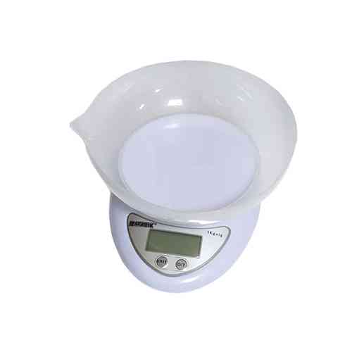 Весы кухонные электронные до 5кг, точность 1г, с чашей, Matarix MX-407 Винница
