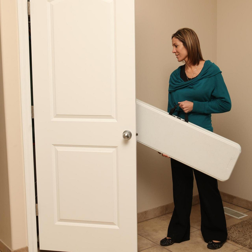 Лавка раскладная Lifetime 80305, 183 х 29,2 х 42,1 см - белая Киев - изображение 3