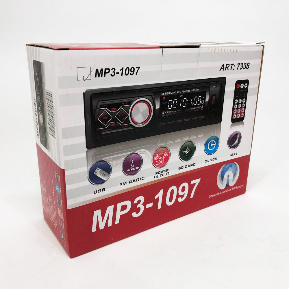 Блютуз bluetooth автомагнітола магнітола з зарядкою MP3-1097, Магнітоли з usb для дому DV-17 Львів - фото 2