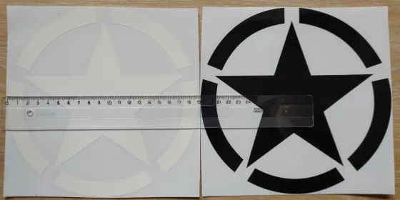 Наклейка на авто Звезда Киев