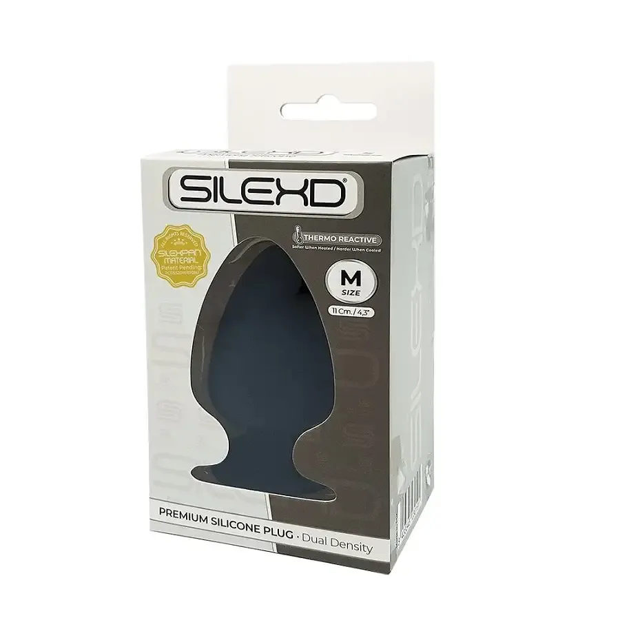 Анальна пробка SilexD (Model 1 size M) двошарова, силікон + Silexpan, діаметр 6,2 см Львів - фото 3