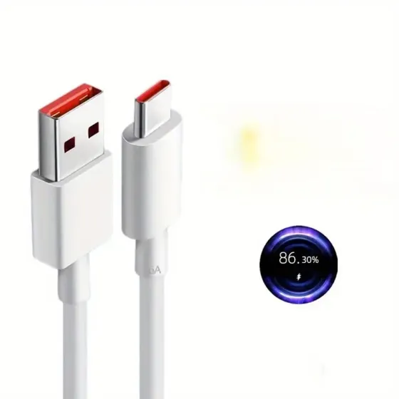 Кабель USB Type-C 1 м, 5 А, Fast Charging для зарядки и передачи данных Киев