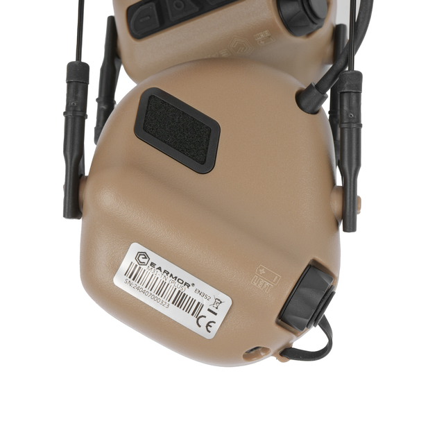 Активные защитные наушники Earmor M31 Plus (Койот) Киев - изображение 4