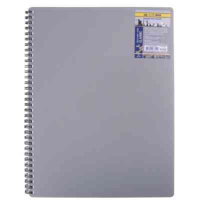 Блокнот Buromax spiral side, А6, 80sheets, CLASSIC, square, gray (BM.2589-009) Вінниця