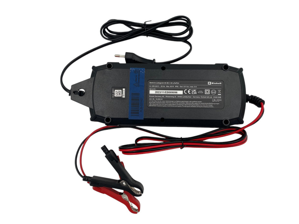 Зарядний пристрій автомобільного акумулятора Einhell CE-BC 5 M (1002251) з інтелектуальним зарядом Київ - фото 5